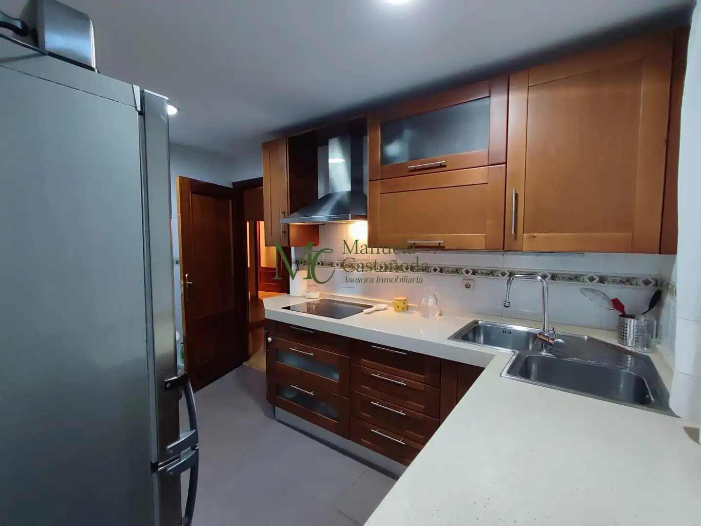 Cocina de Piso de alquiler en Mérida con Calefacción, Terraza y Amueblado