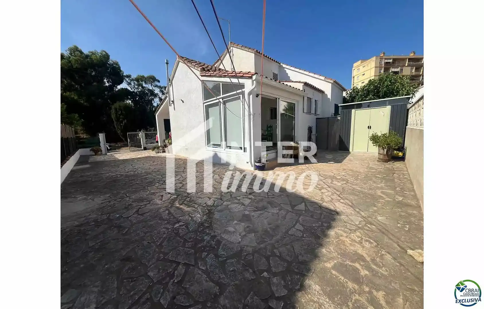 Exterior view of Houses for sale in Roses  with Terrace and Furnished