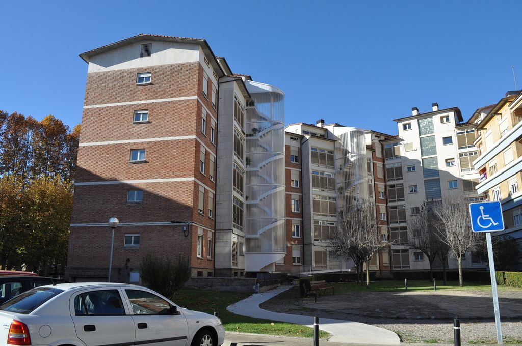 Vista exterior de Piso en venta en Olot