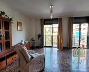 Living room of Flat for sale in  Valencia Capital  with Air Conditioner, Heating and Balcony