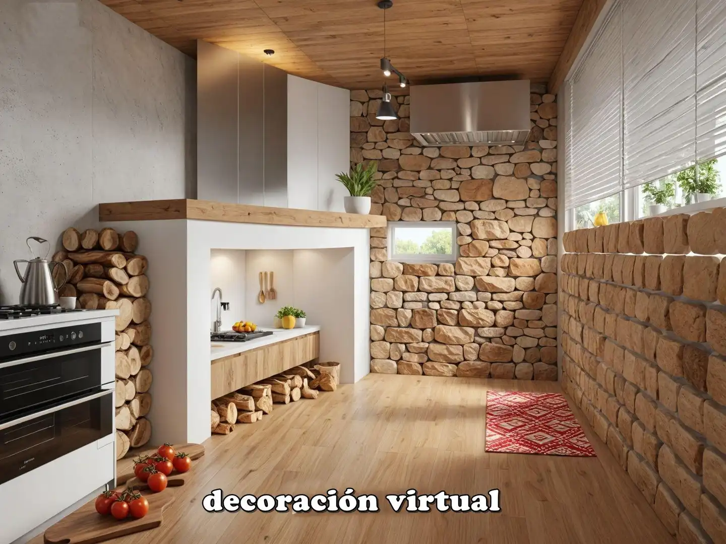 Cocina de Finca rústica en venta en Montearagón