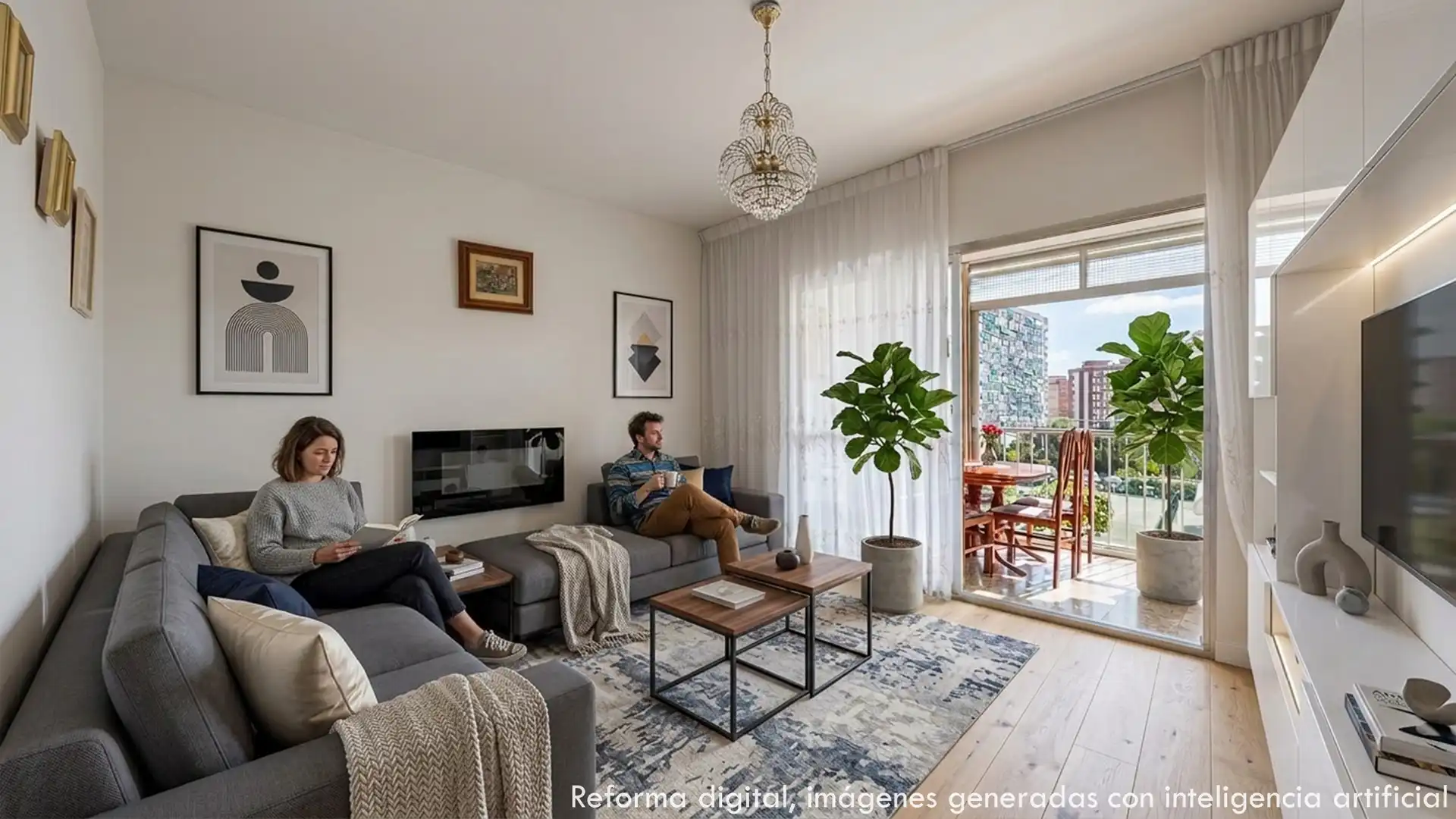 Sala de estar de Apartamento en venta en Juzgados - Plaza de Toros