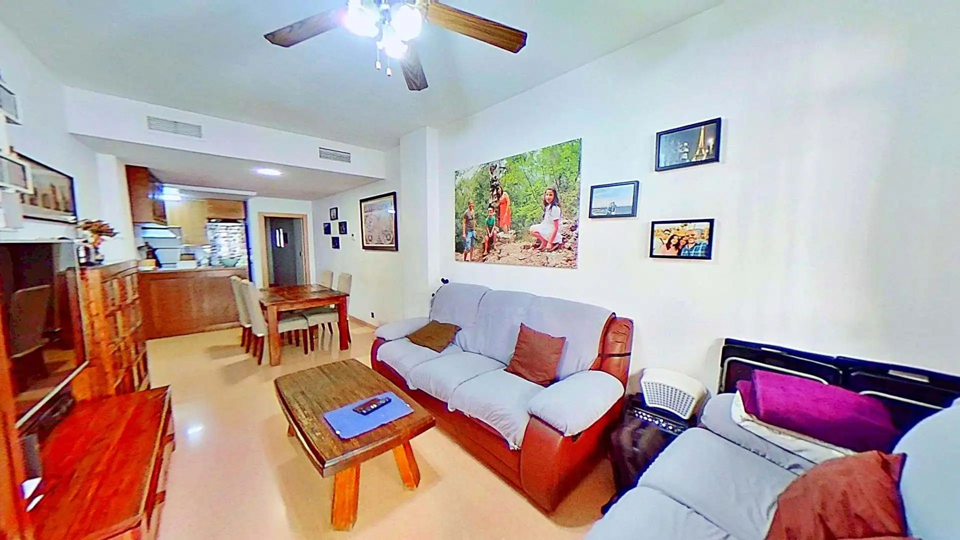 Sala de estar de Piso en venta en Alicante / Alacant con Aire acondicionado, Calefacción y Terraza
