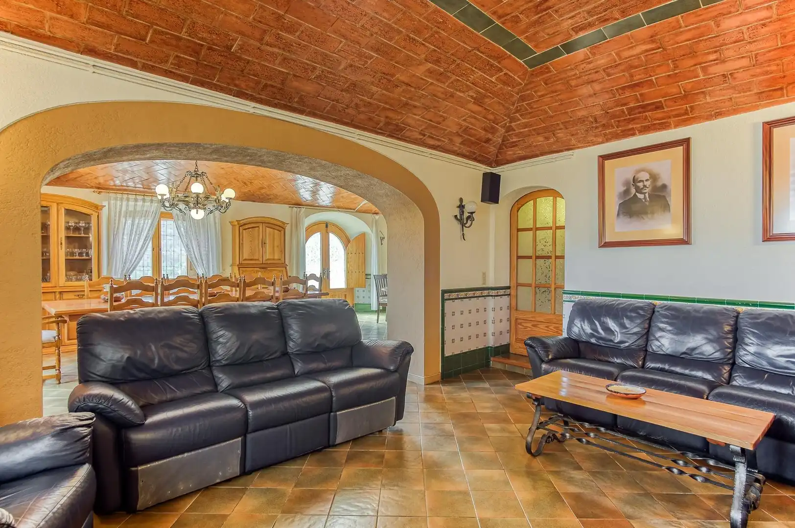 Sala de estar de Finca rústica en venta en Tordera con Jardín privado