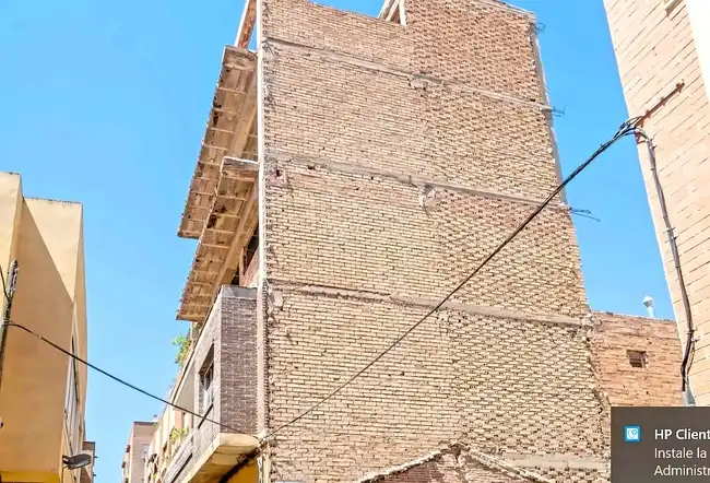 Vista exterior de Piso en venta en Murcia