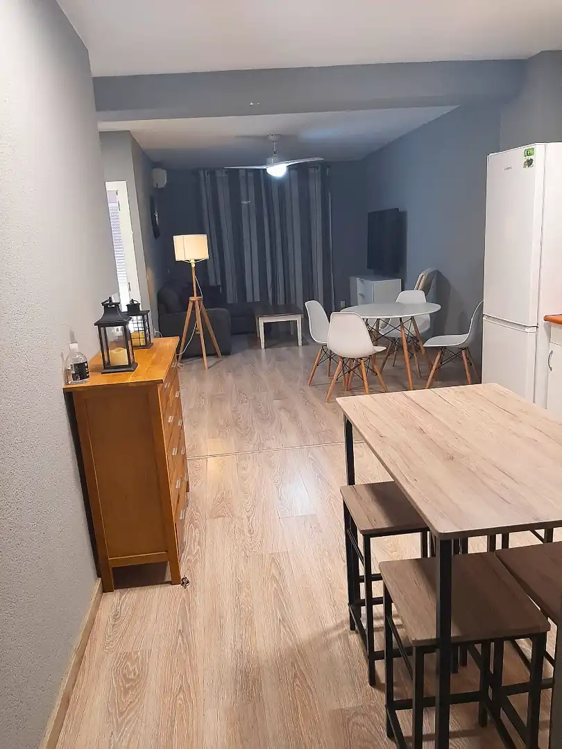 Dining room of Flat for sale in Roquetas de Mar  with Terrace and Furnished