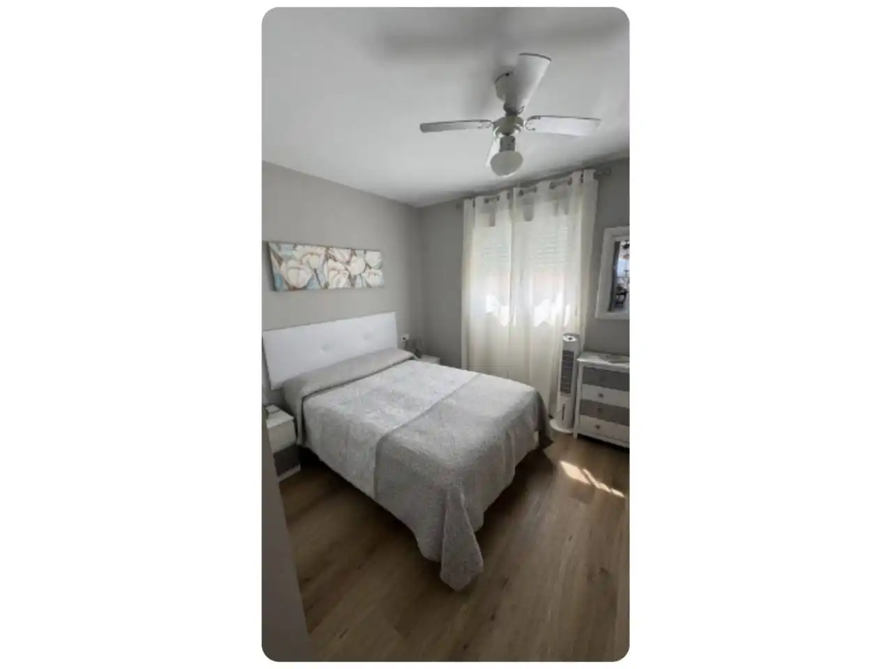 Bedroom of Flat for rent in Roquetas de Mar  with Air Conditioner, Terrace and Furnished