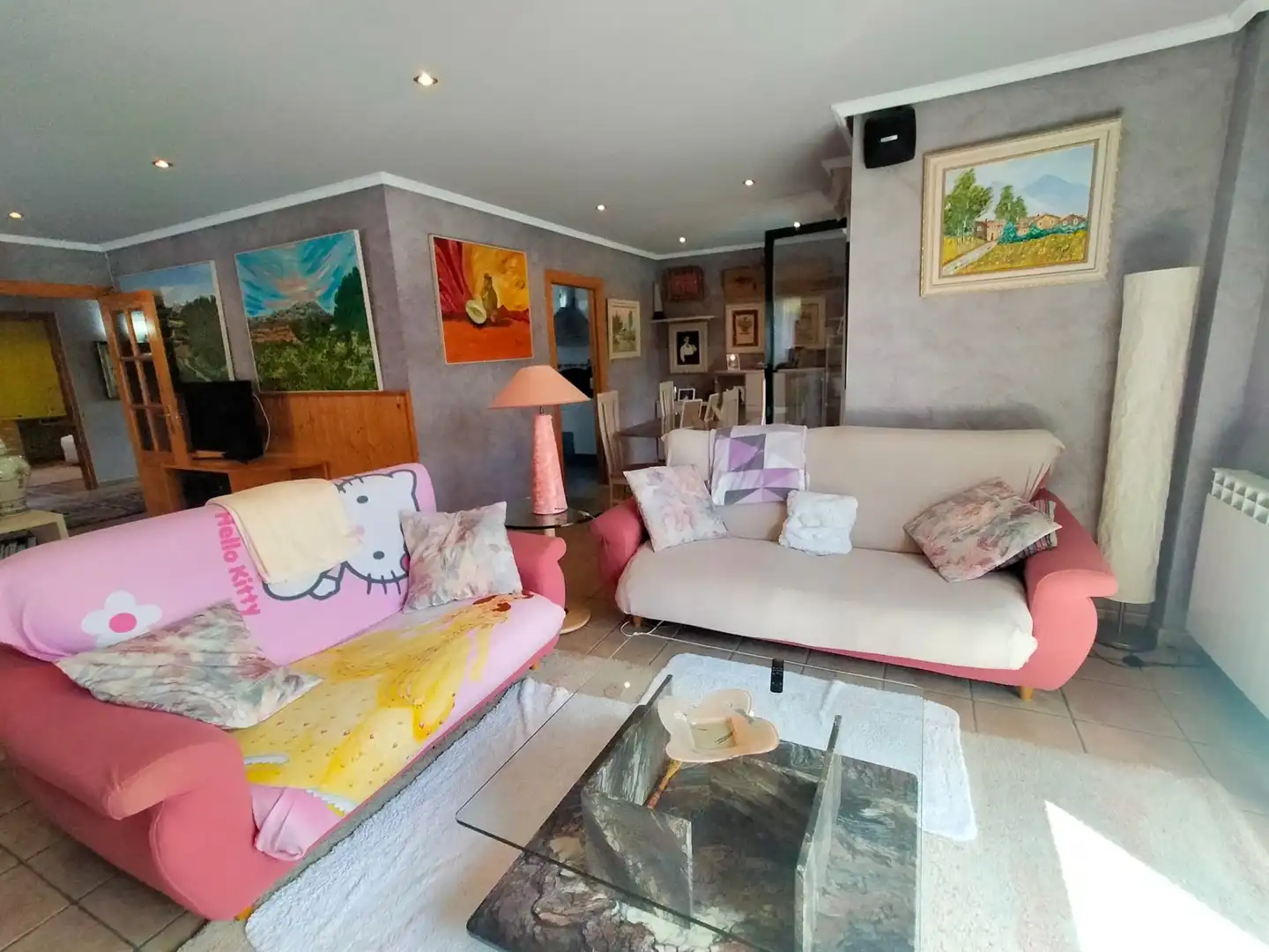 Sala de estar de Casa o chalet en venta en Ollauri con Calefacción, Jardín privado y Terraza