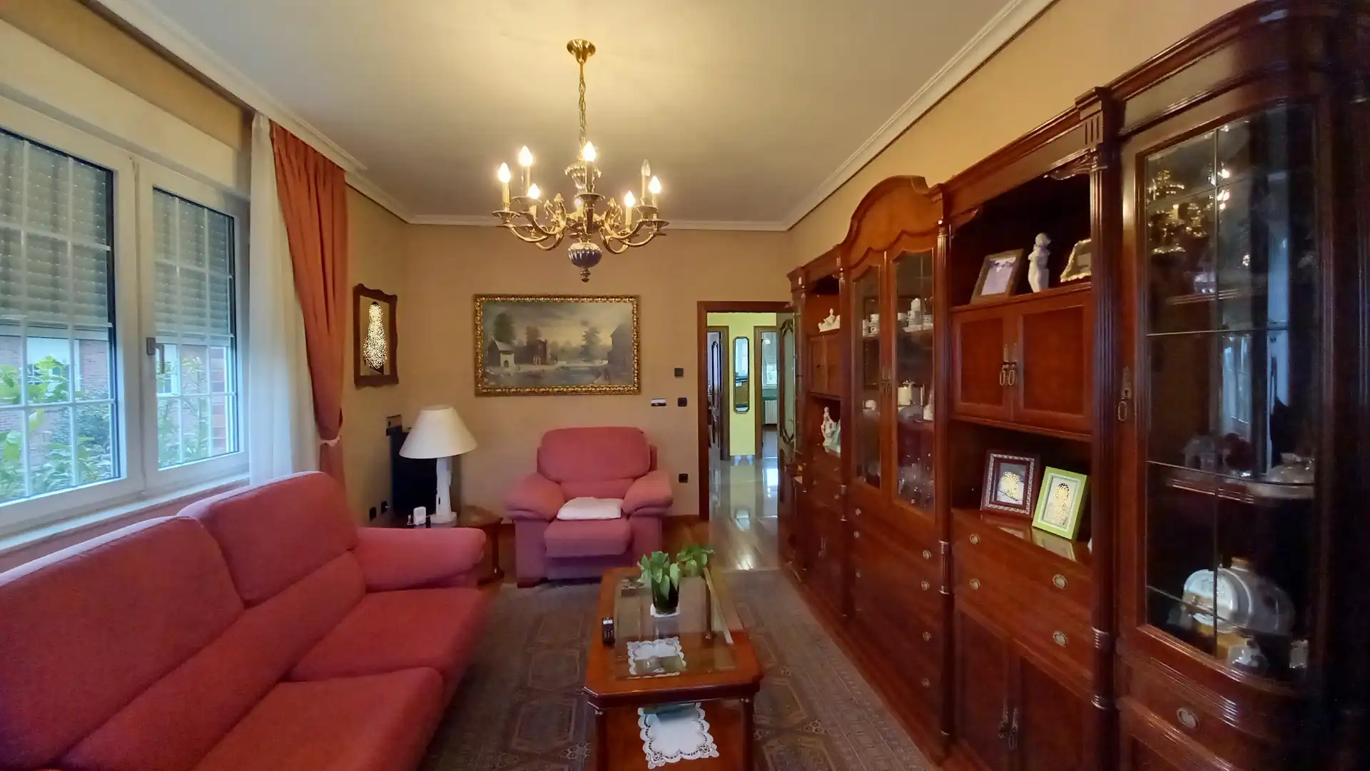 Living room of Houses for sale in Castrillón  with Heating, Private garden and Parquet flooring