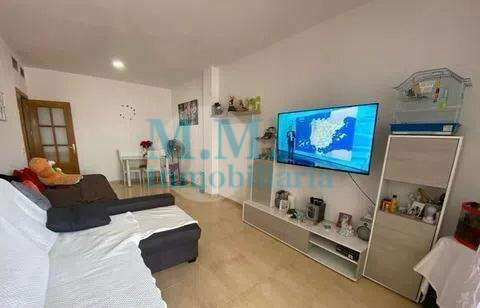 Living room of Flat for sale in Roquetas de Mar  with Terrace and Furnished