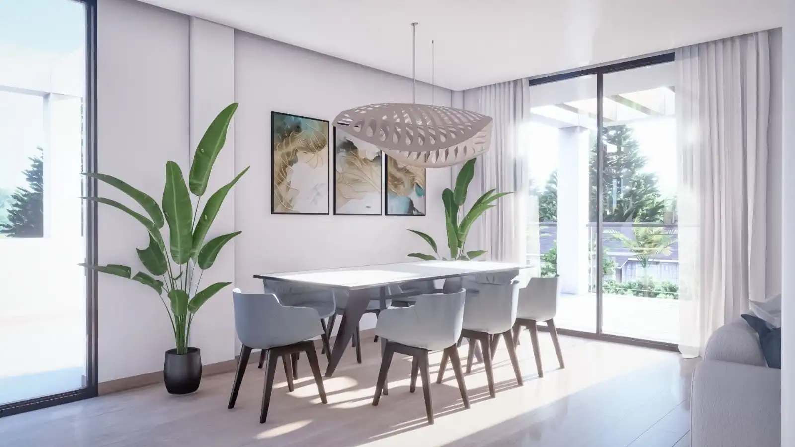 Dining room of Houses for sale in Elche / Elx  with Air Conditioner, Heating and Private garden