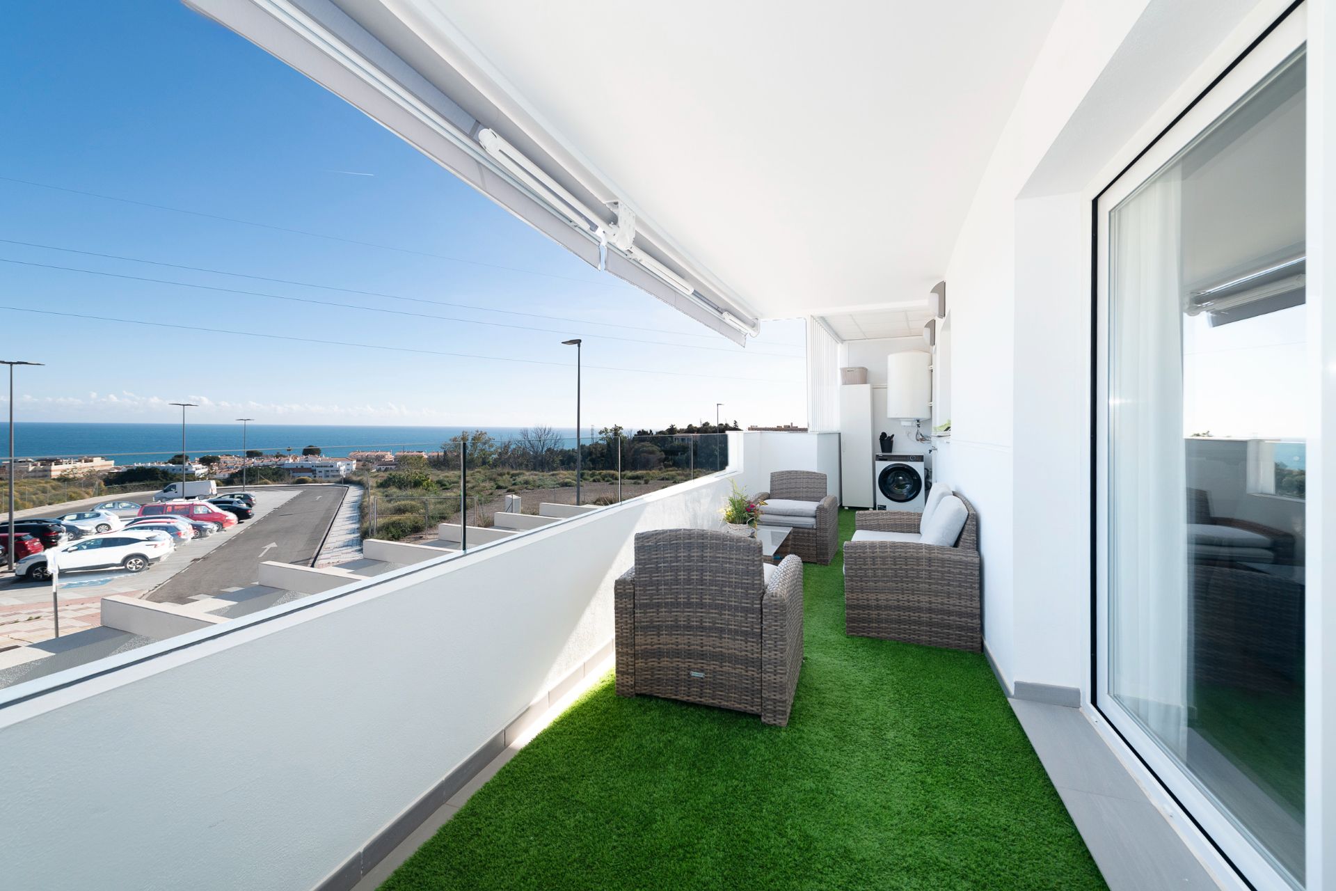 Terrace of Flat for sale in Rincón de la Victoria  with Terrace, Storage room and Community pool