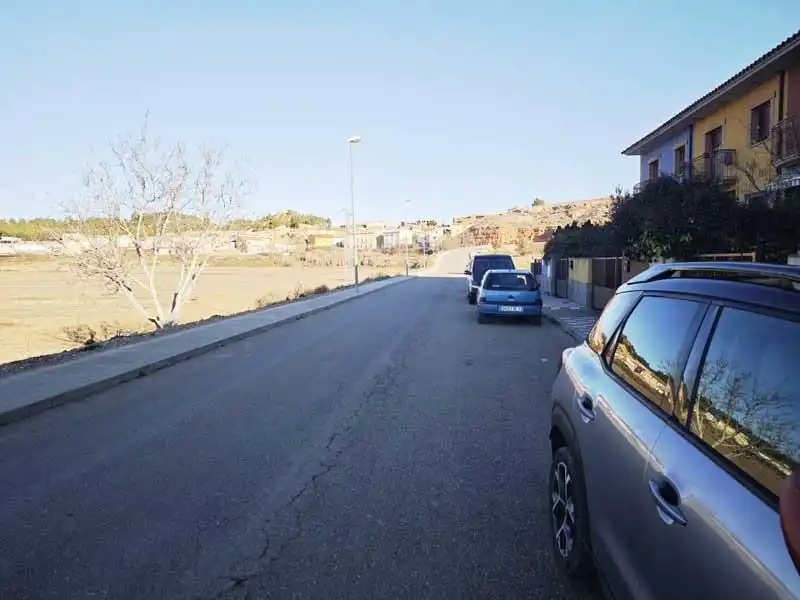 Vista exterior de Casa adosada en venta en Ariza con Jardín privado, Terraza y Balcón