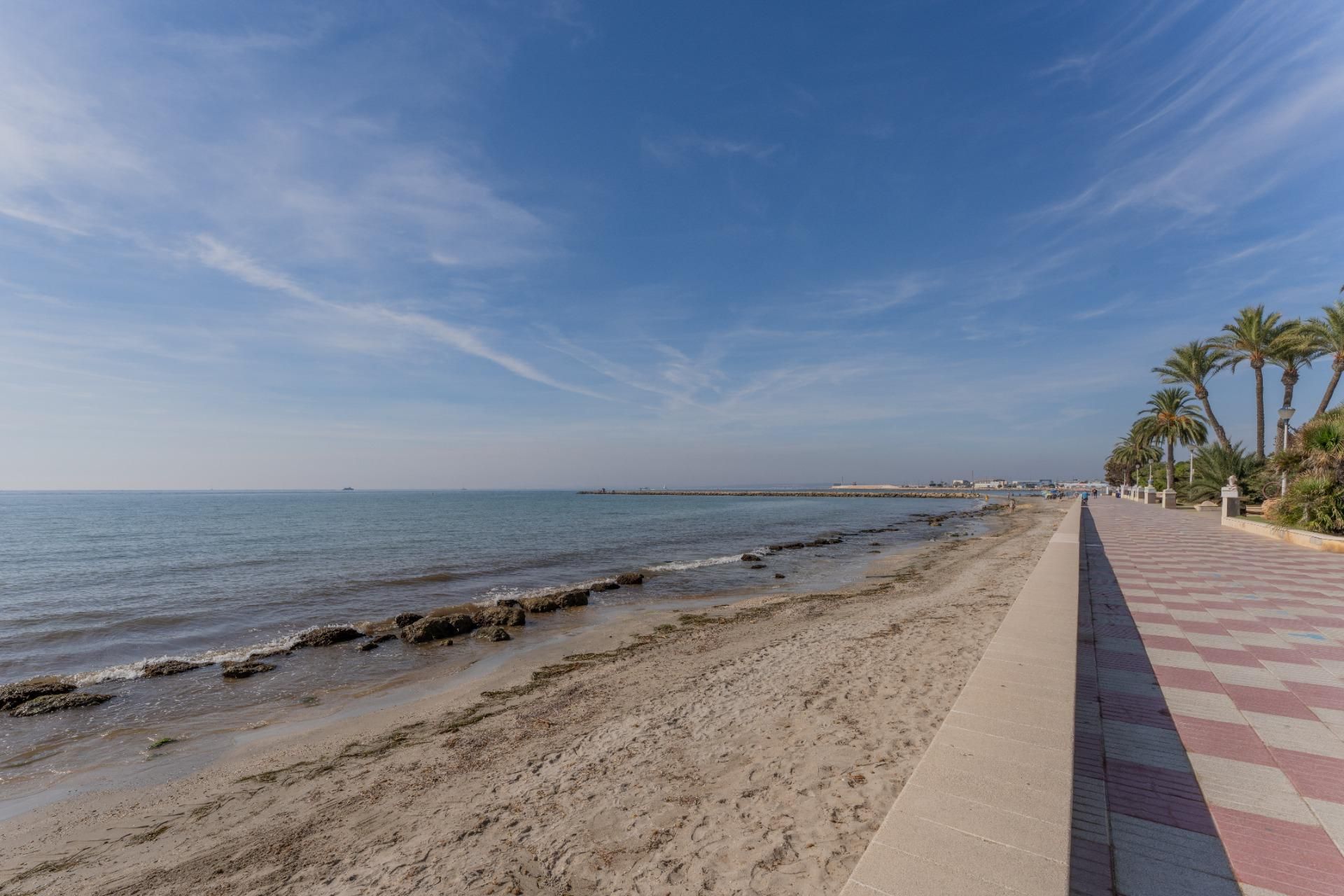 Exterior view of Flat for sale in Santa Pola  with Air Conditioner, Private garden and Parquet flooring