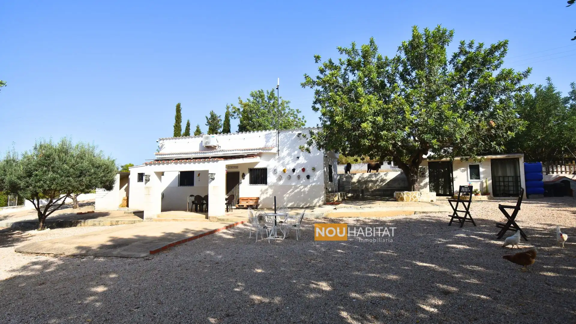 Vista exterior de Casa o chalet en venta en Montroi / Montroy con Aire acondicionado, Jardín privado y Terraza