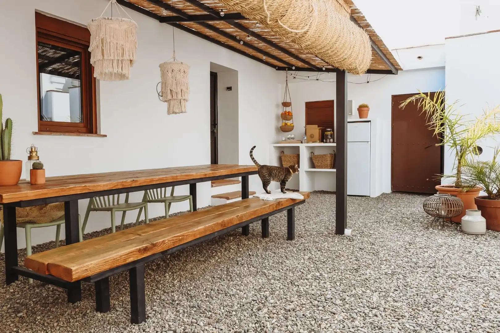 Terrasse von Country house zum Verkauf in Álora mit Klimaanlage, Heizung und Privatgarten