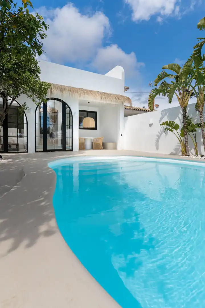 Swimming pool of Detached homes for sale in Torremolinos  with Air Conditioner, Terrace and Swimming Pool