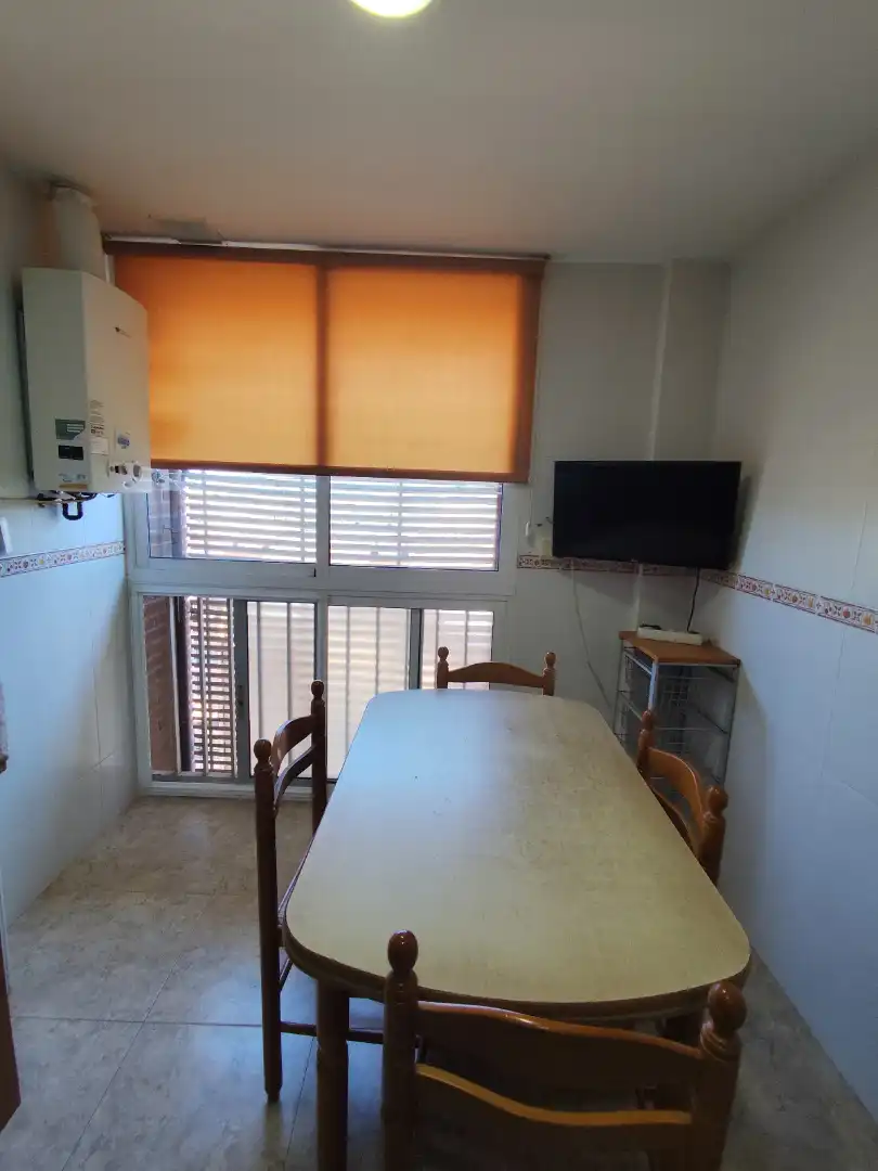Dining room of Flat for rent in Valencia  with Air Conditioner, Furnished and Washing machine