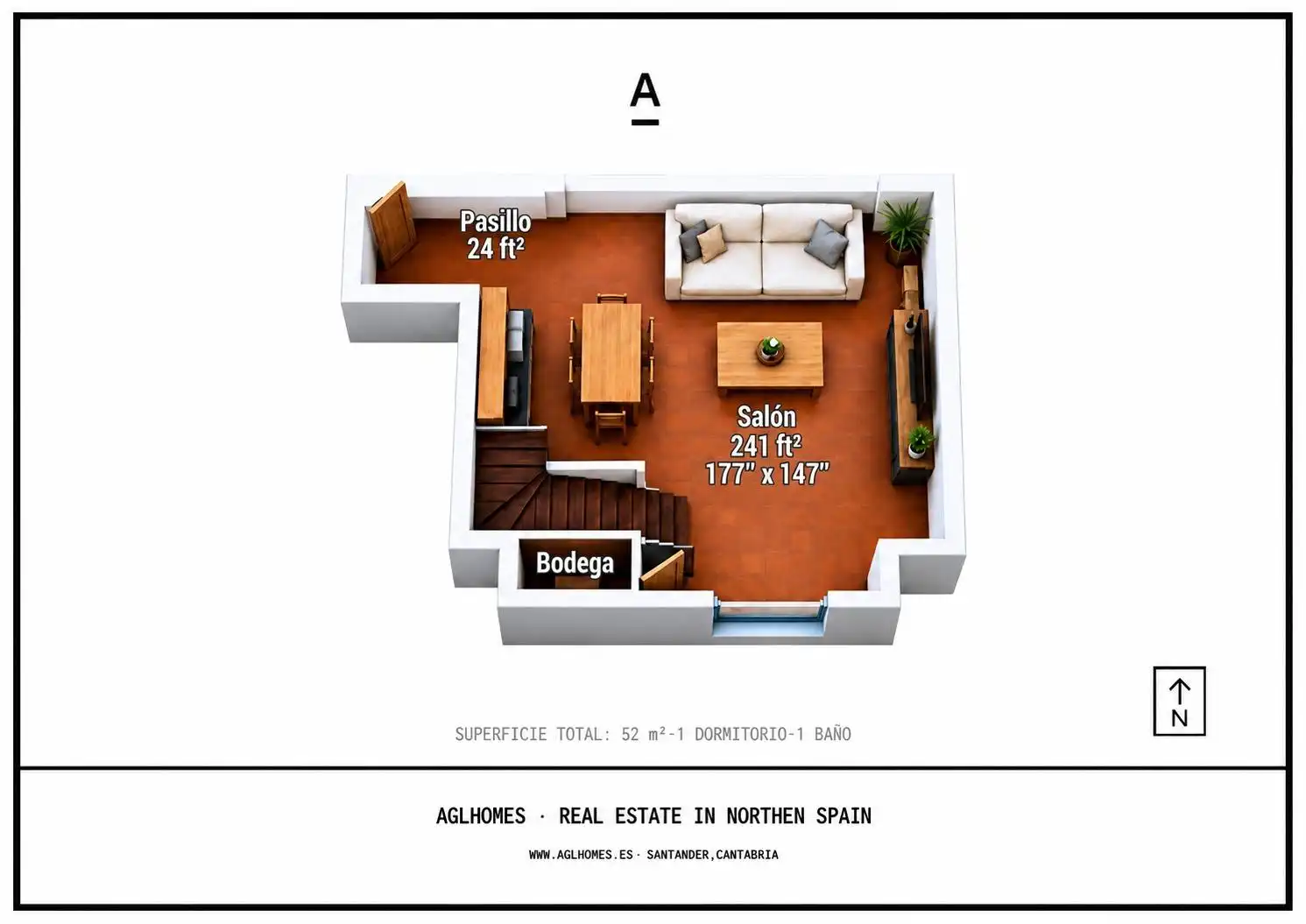 Attic for sale in Helgueras