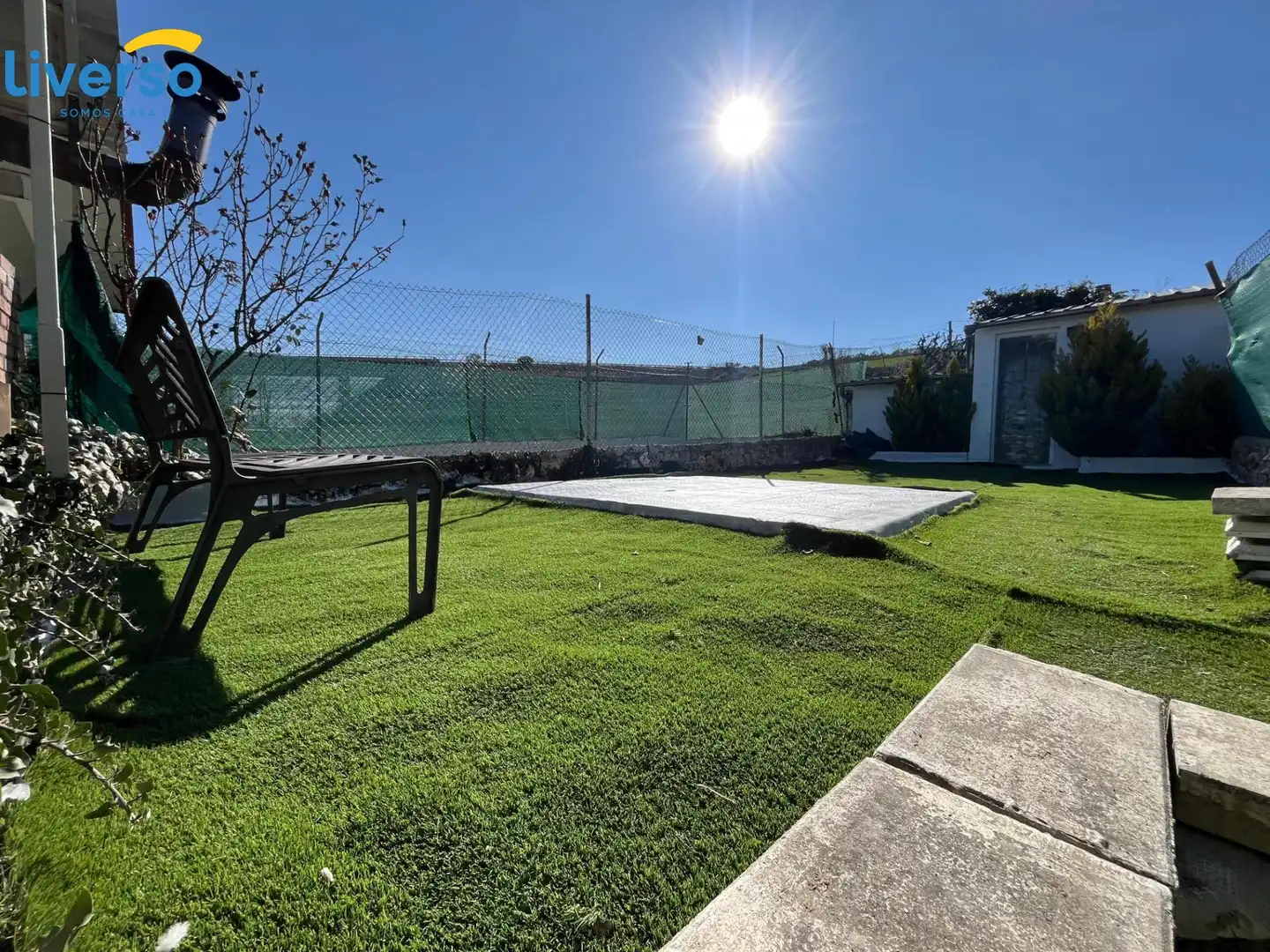 Garten von Einfamilien-Reihenhaus zum Verkauf in Villanueva de Argaño mit Heizung, Privatgarten und Terrasse