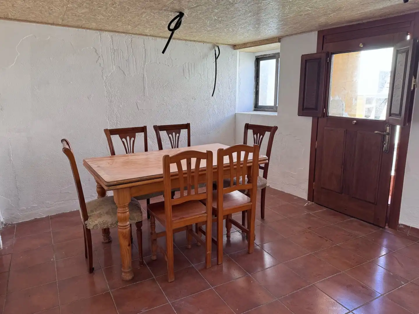 Menjador de Casa o xalet en venda en Villardondiego amb Terrassa i Traster