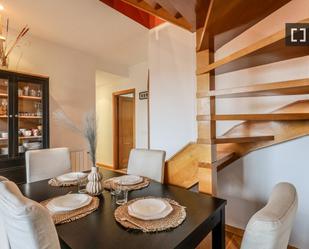 Dining room of Flat to rent in  Madrid Capital  with Air Conditioner, Heating and Furnished