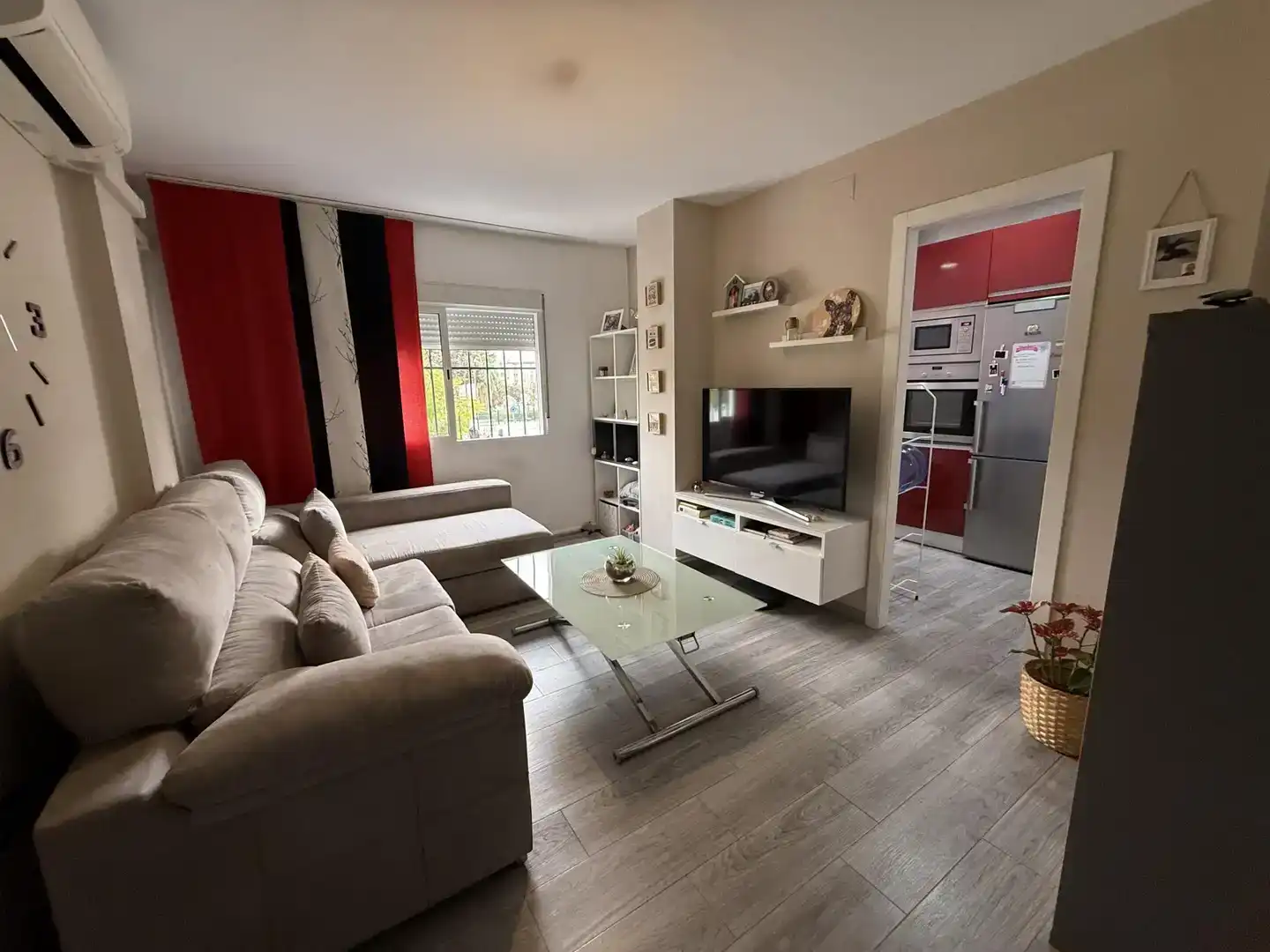 Sala de estar de Piso en venta en Málaga con Aire acondicionado