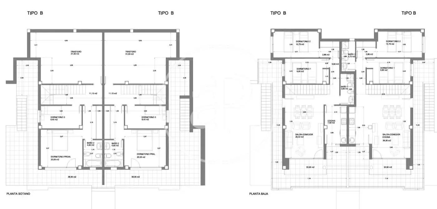Casa pareada con piscina en venta en El Bosque, imagen 35