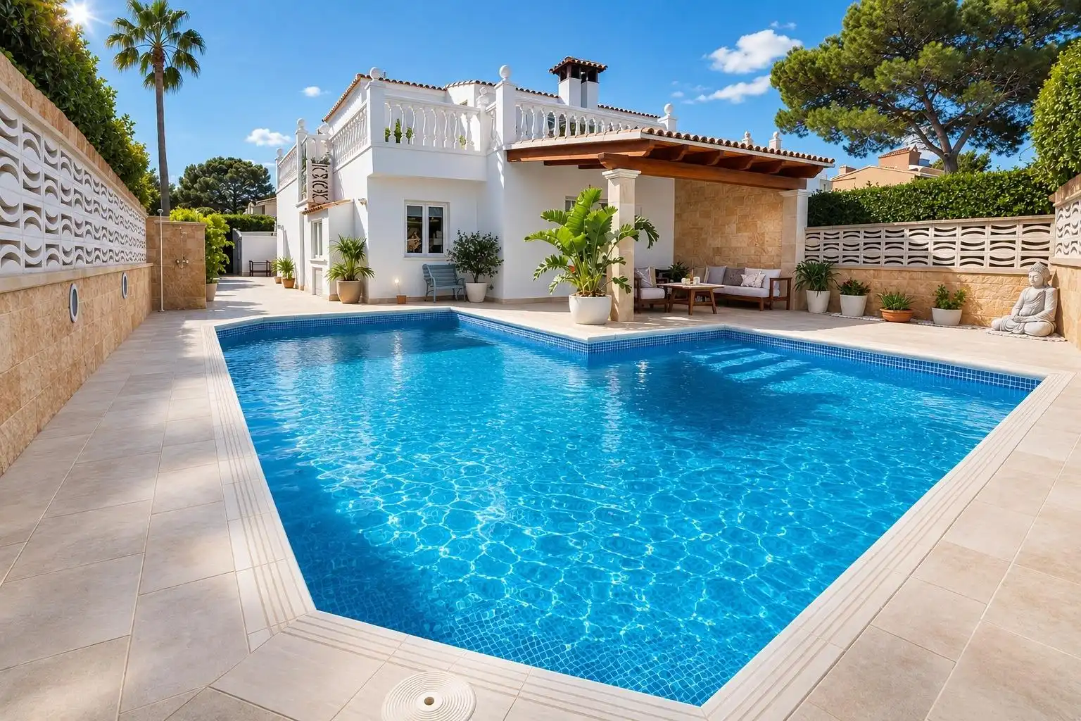 Piscina de Casa o xalet en venda en Llucmajor amb Aire condicionat, Calefacció i Jardí privat