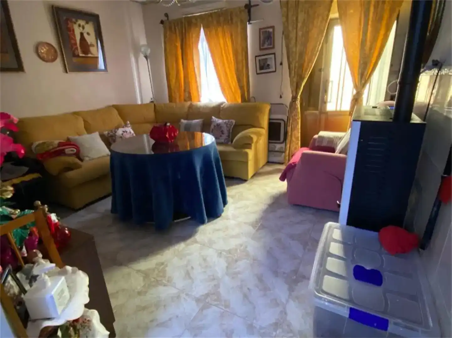 Sala de estar de Piso en venta en Madrigalejo con Aire acondicionado