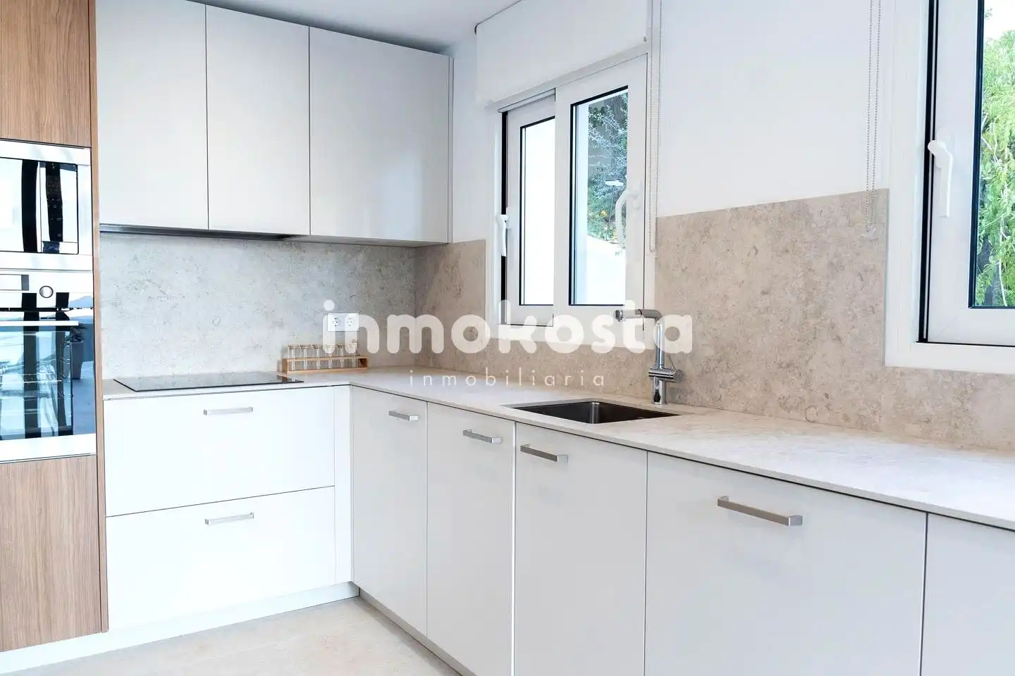Cocina de Casa o chalet en venta en Altea con Aire acondicionado, Jardín privado y Terraza