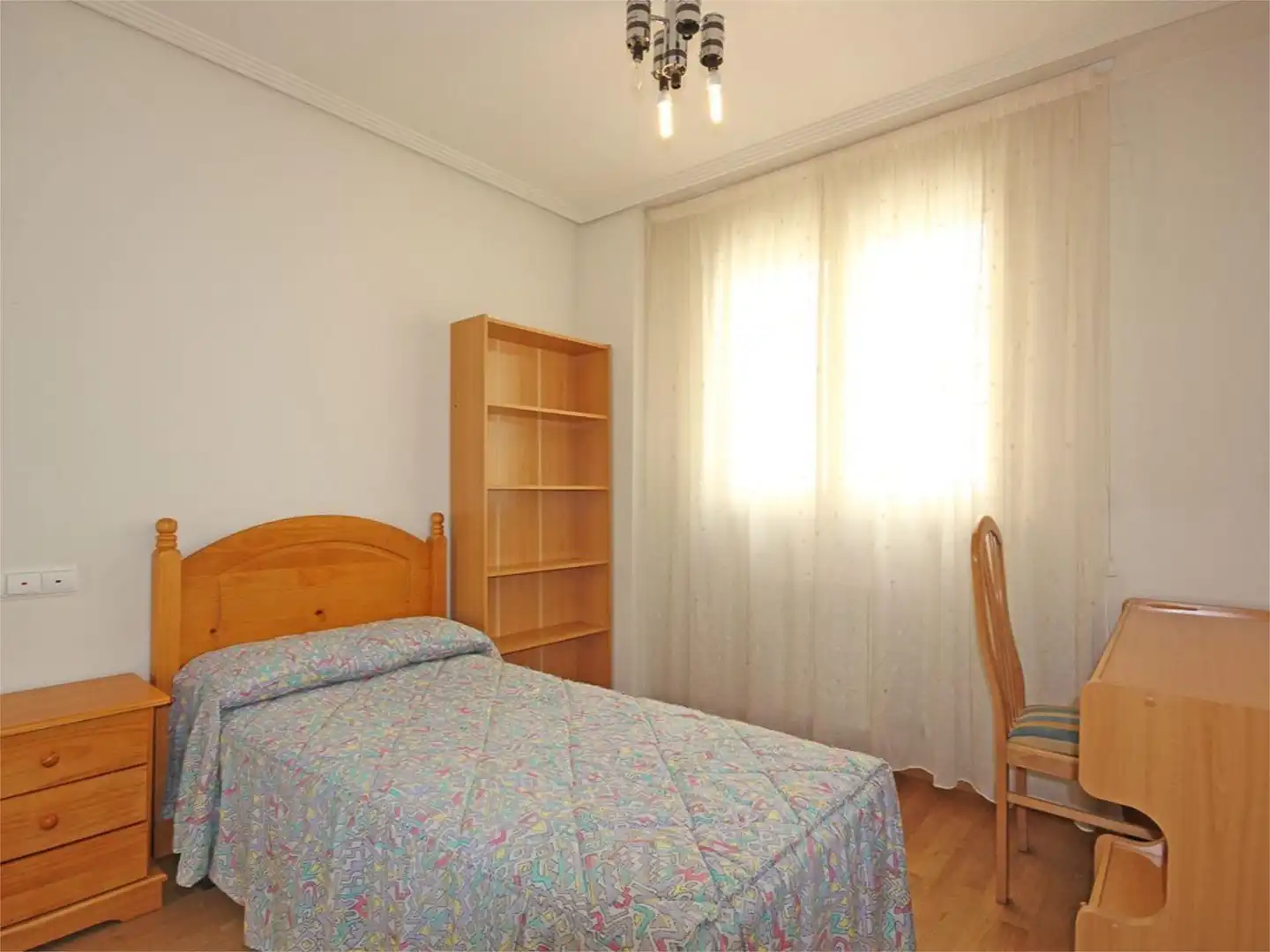 Bedroom of Flat for rent in Salamanca  with Heating, Terrace and Furnished