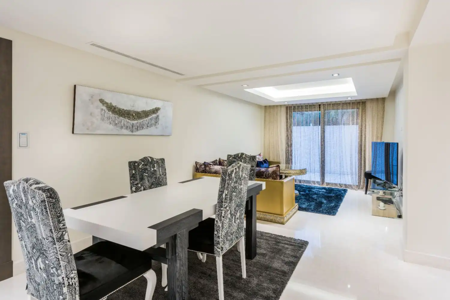Comedor de Casa o chalet de alquiler en Marbella con Aire acondicionado, Calefacción y Terraza