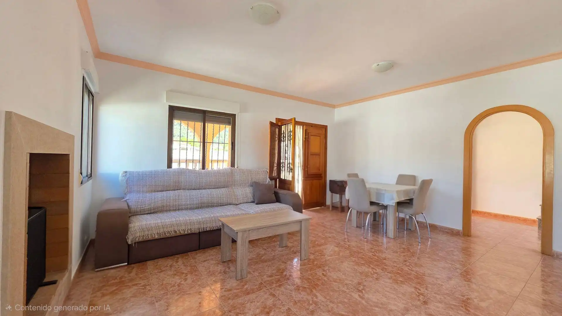 Sala de estar de Casa o chalet en venta en Gandia con Jardín privado y Terraza