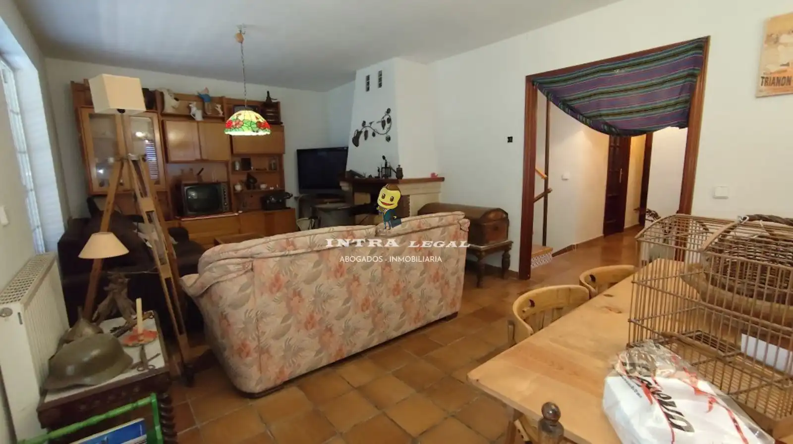 Living room of Houses for sale in Valverdón  with Heating, Swimming Pool and Furnished