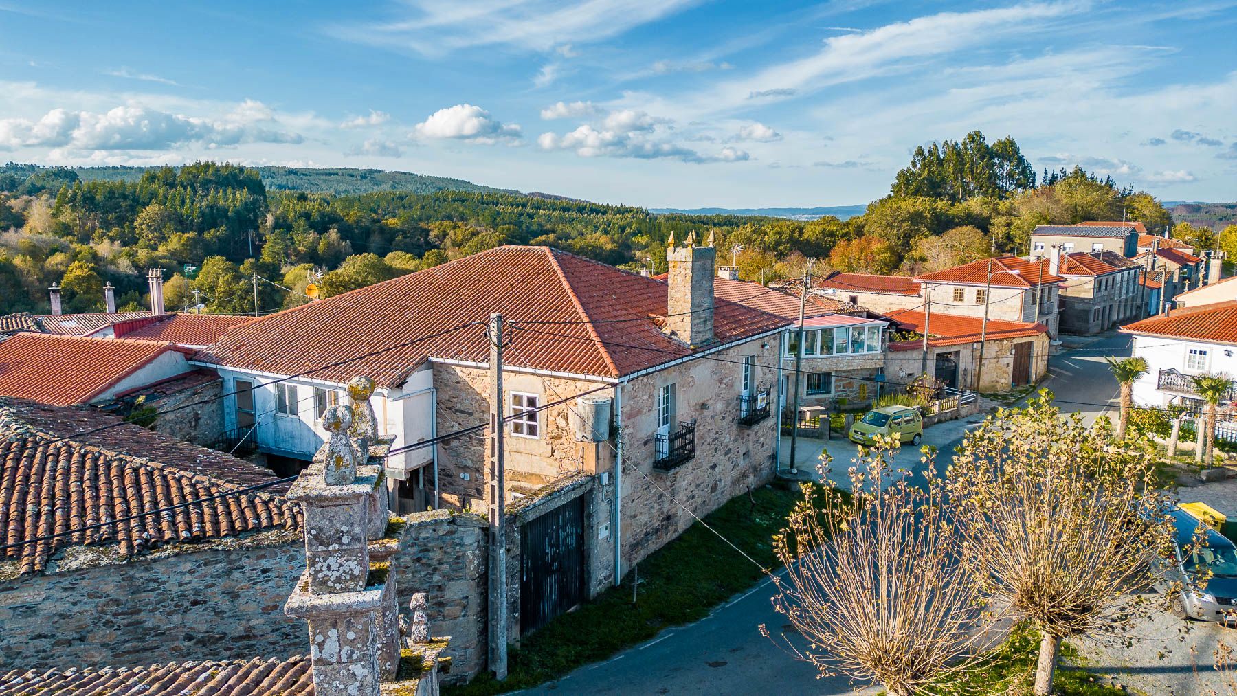 Exterior view of Country house for sale in Antas de Ulla  with Furnished