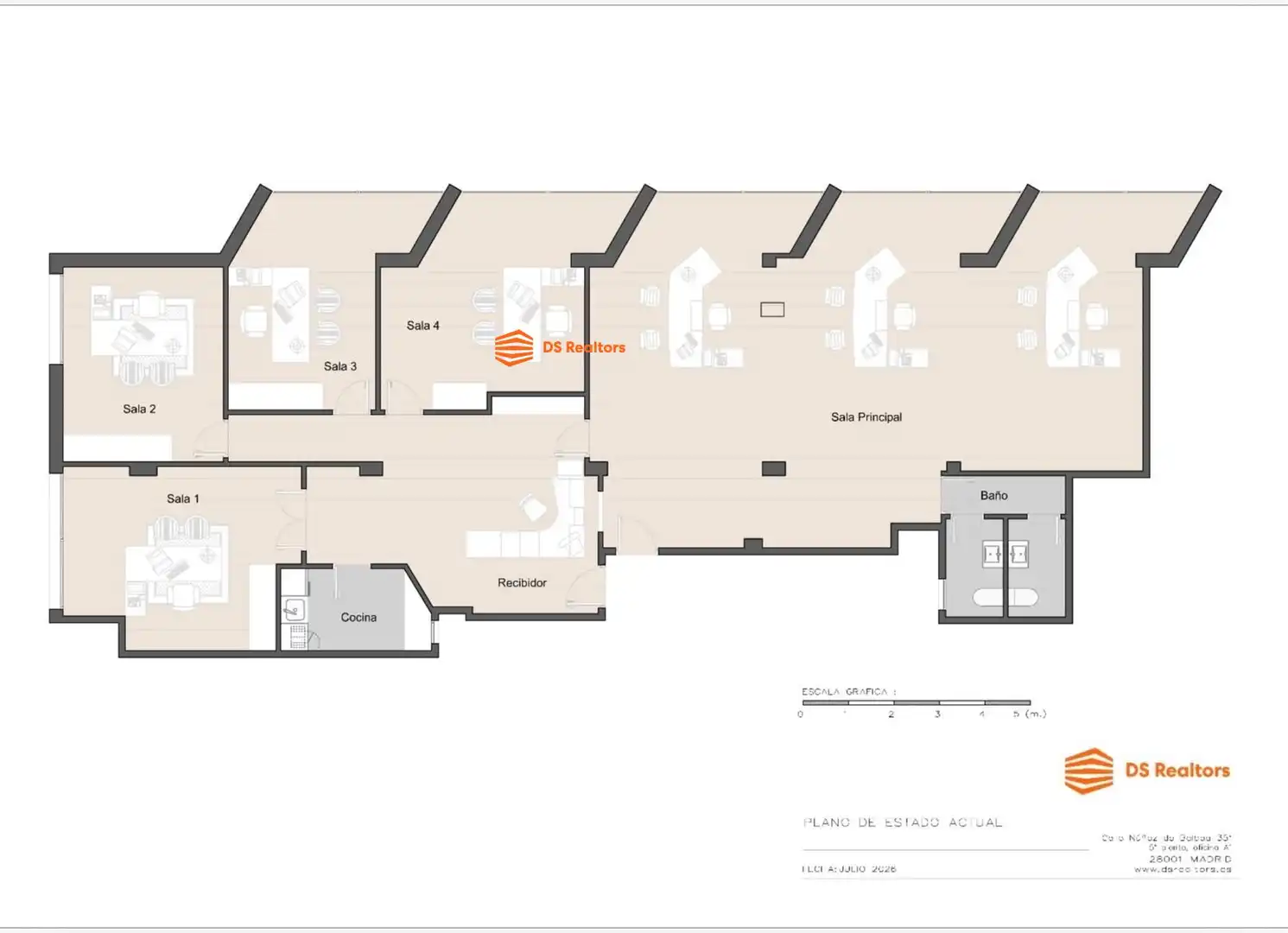 Flat for sale in Madrid  with Air Conditioner and Heating