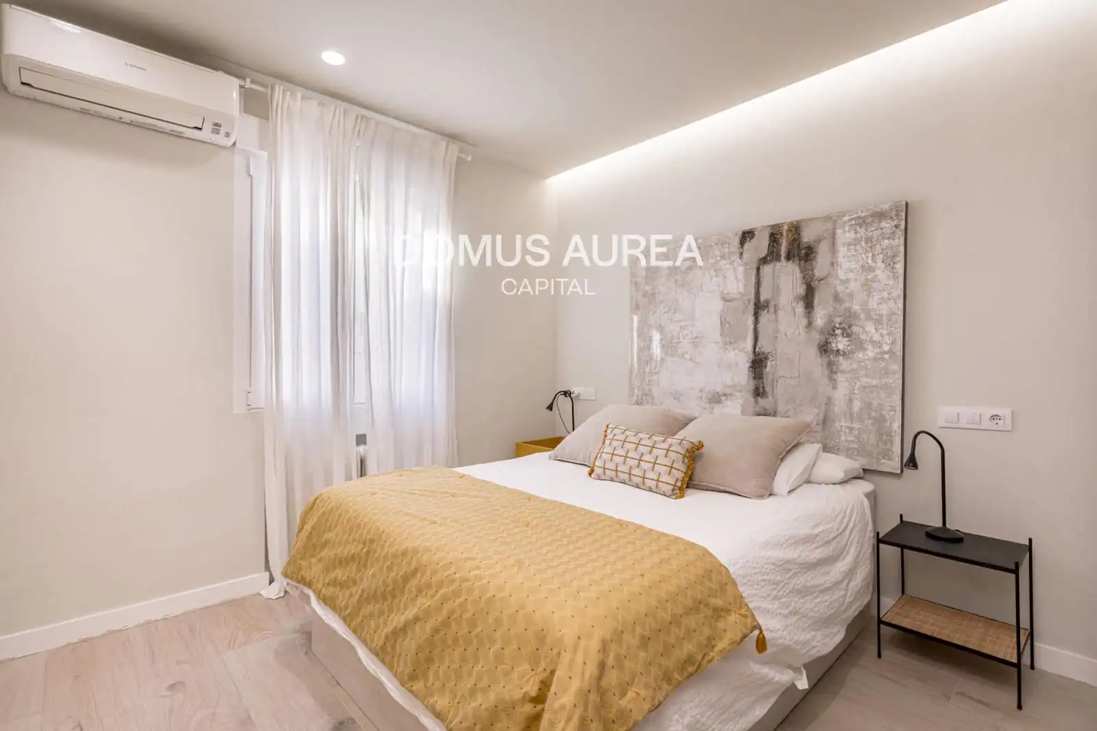 Bedroom of Attic for rent in Madrid  with Air Conditioner, Heating and Terrace