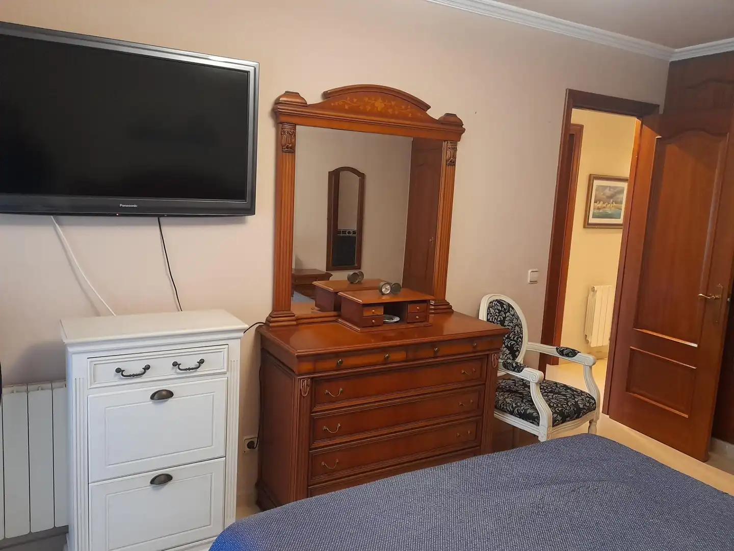 Schlafzimmer von Haus oder Chalet zur Miete in Premià de Mar mit Klimaanlage, Terrasse und Balkon