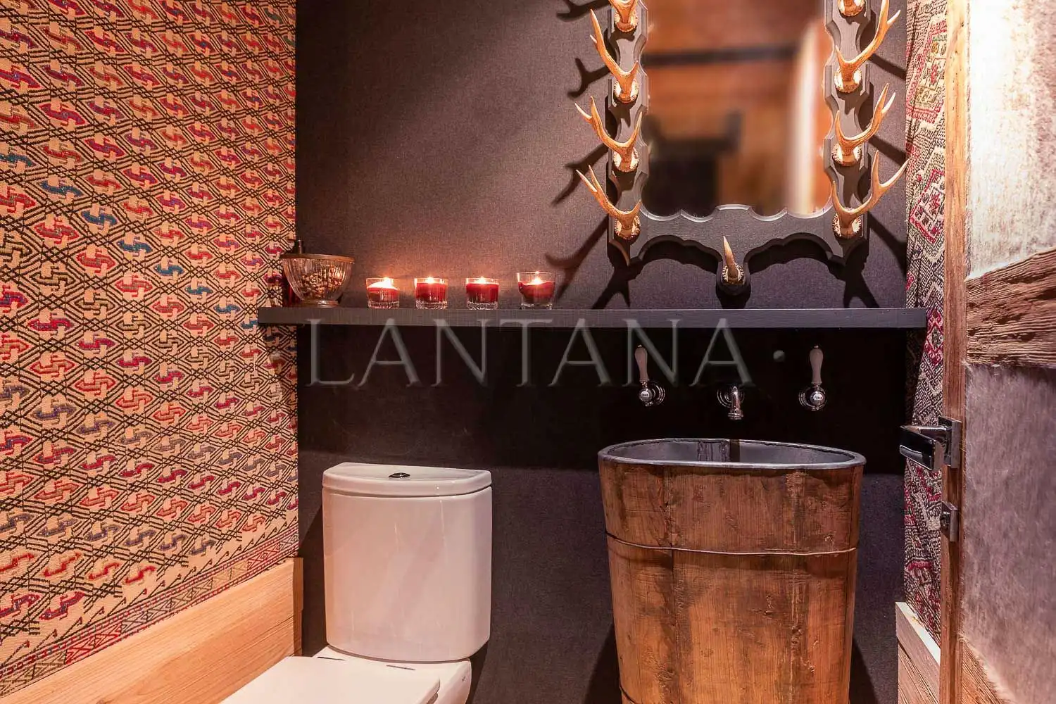 Baño de Casa adosada en venta en Naut Aran con Calefacción, Parquet y Trastero