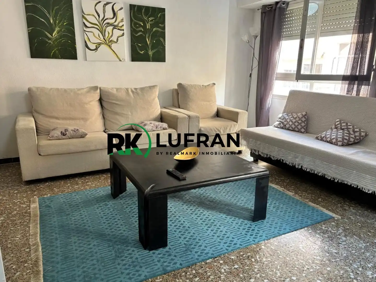 Living room of Flat for rent in Alicante / Alacant  with Furnished and Balcony