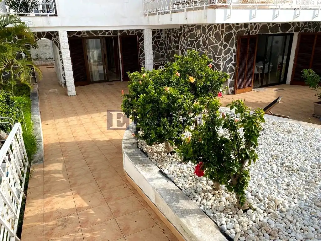 Terrasse von Erdgeschoss zur Miete in Puerto de la Cruz mit Privatgarten, Terrasse und Möbliert