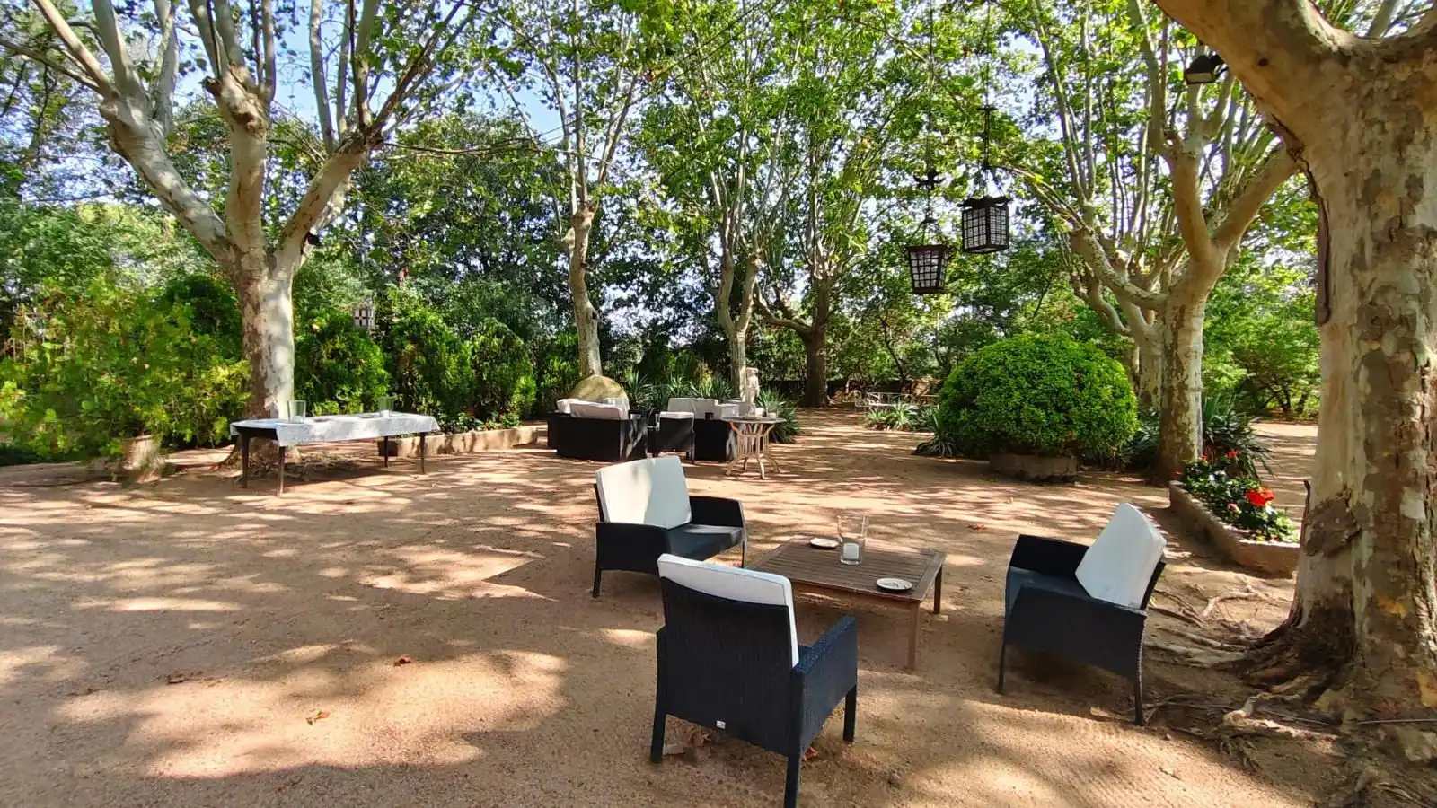 Garten von Country house zur Miete in Llagostera mit Heizung, Privatgarten und Terrasse