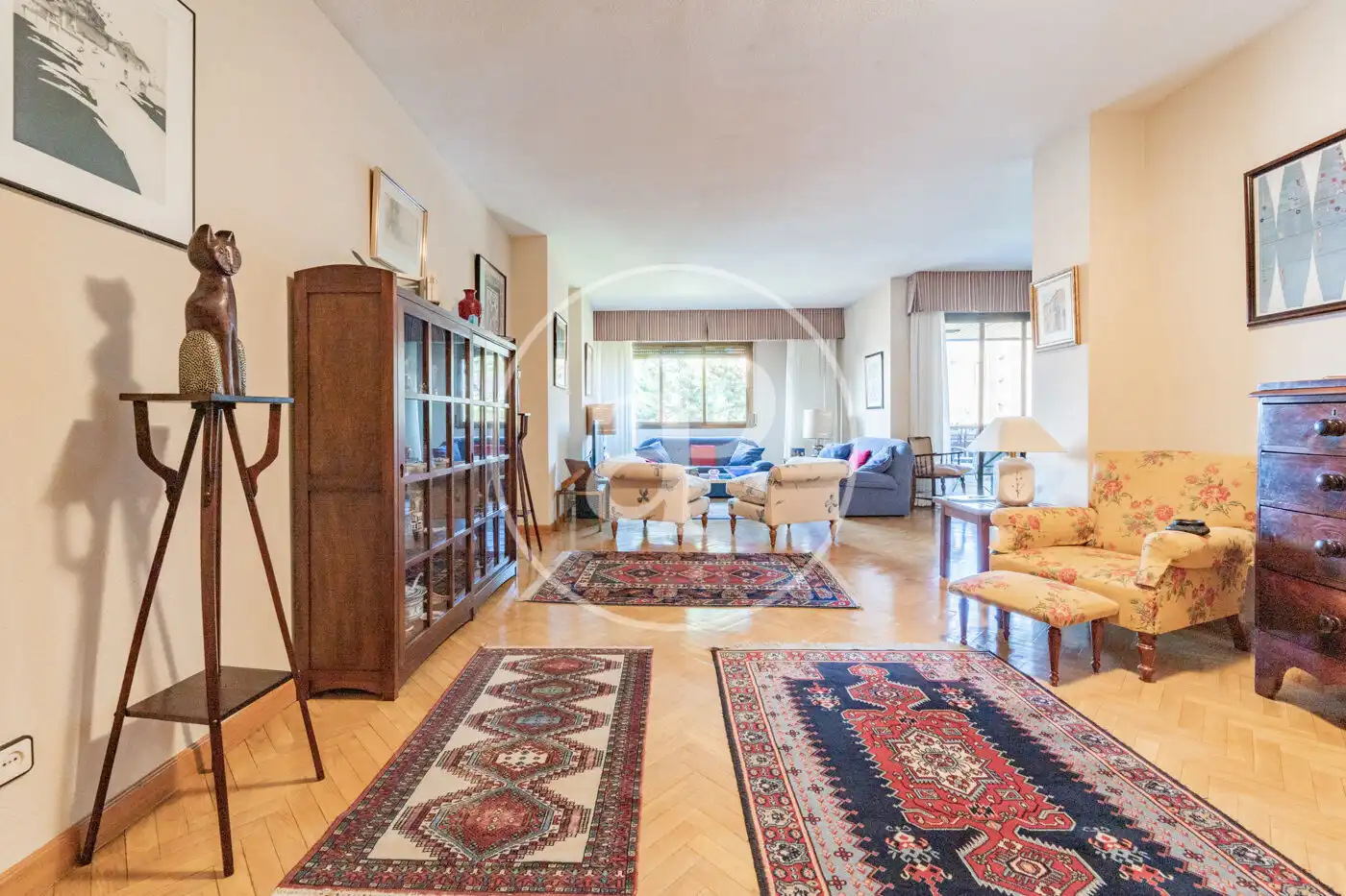 Living room of Flat for sale in  Madrid Capital  with Heating, Terrace and Storage room