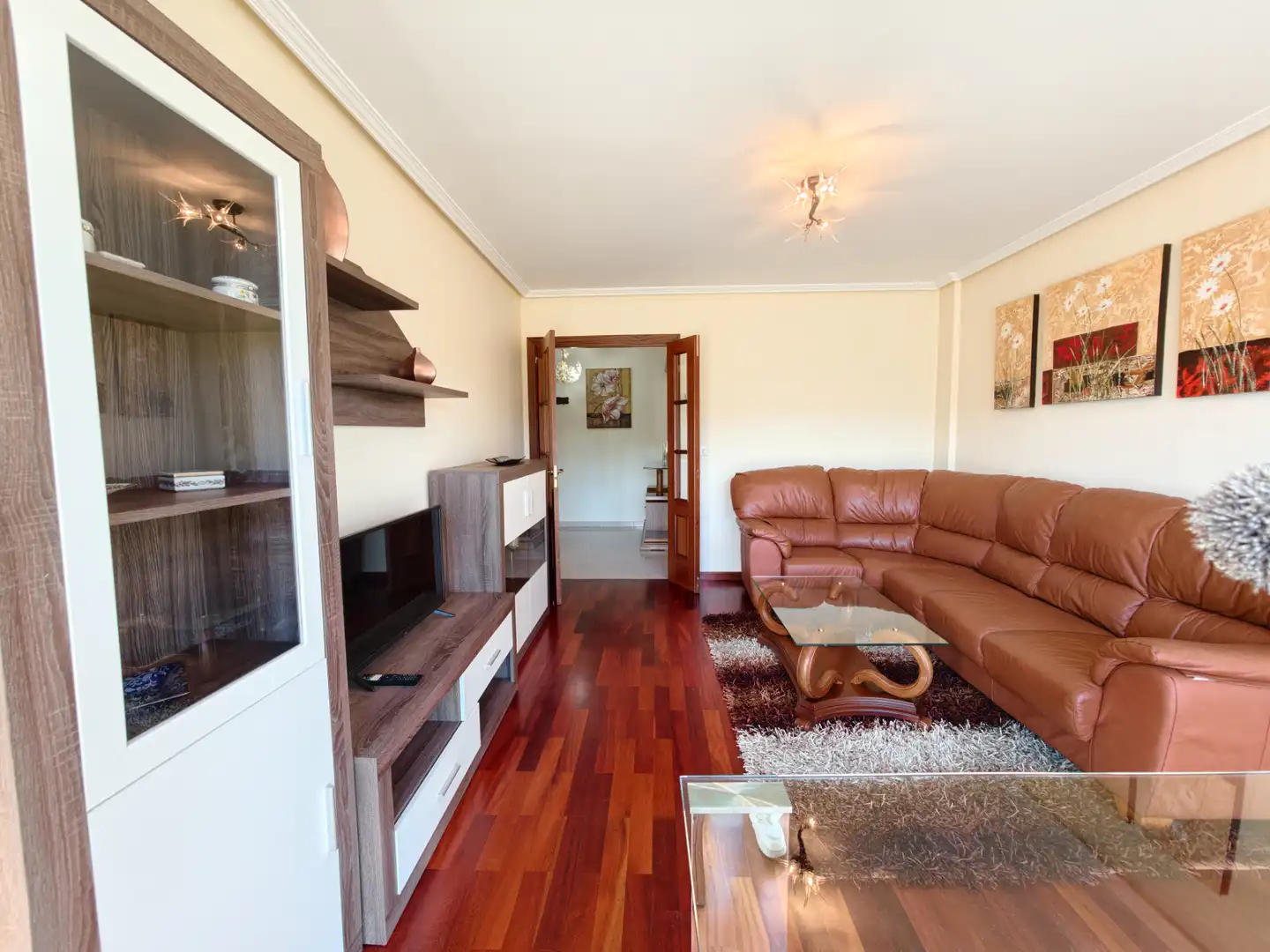 Sala de estar de Piso en venta en Rianxo, A Coruña