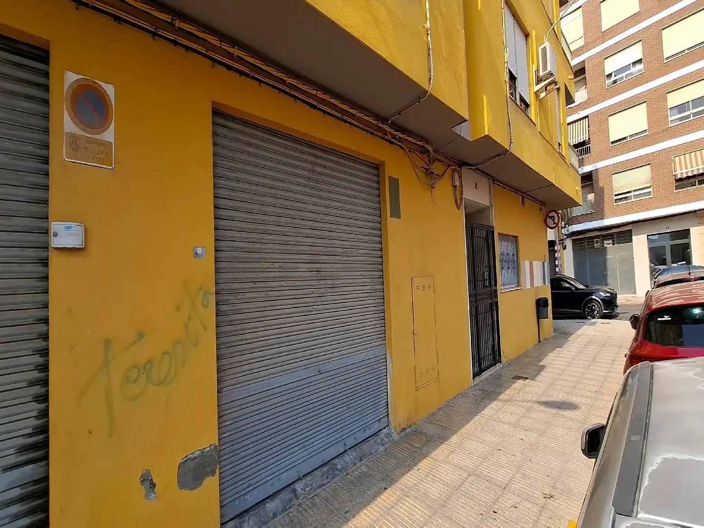 Vista exterior de Piso en venta en Alzira