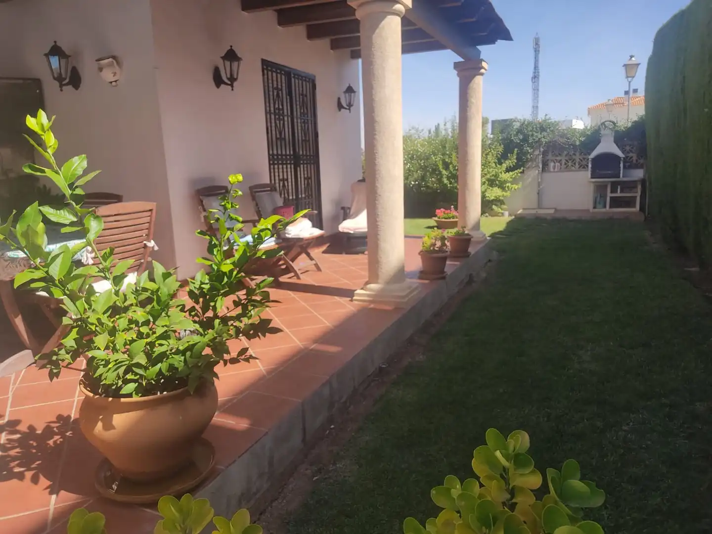 Terraza de Casa o chalet de alquiler en Ronda con Aire acondicionado, Calefacción y Jardín privado
