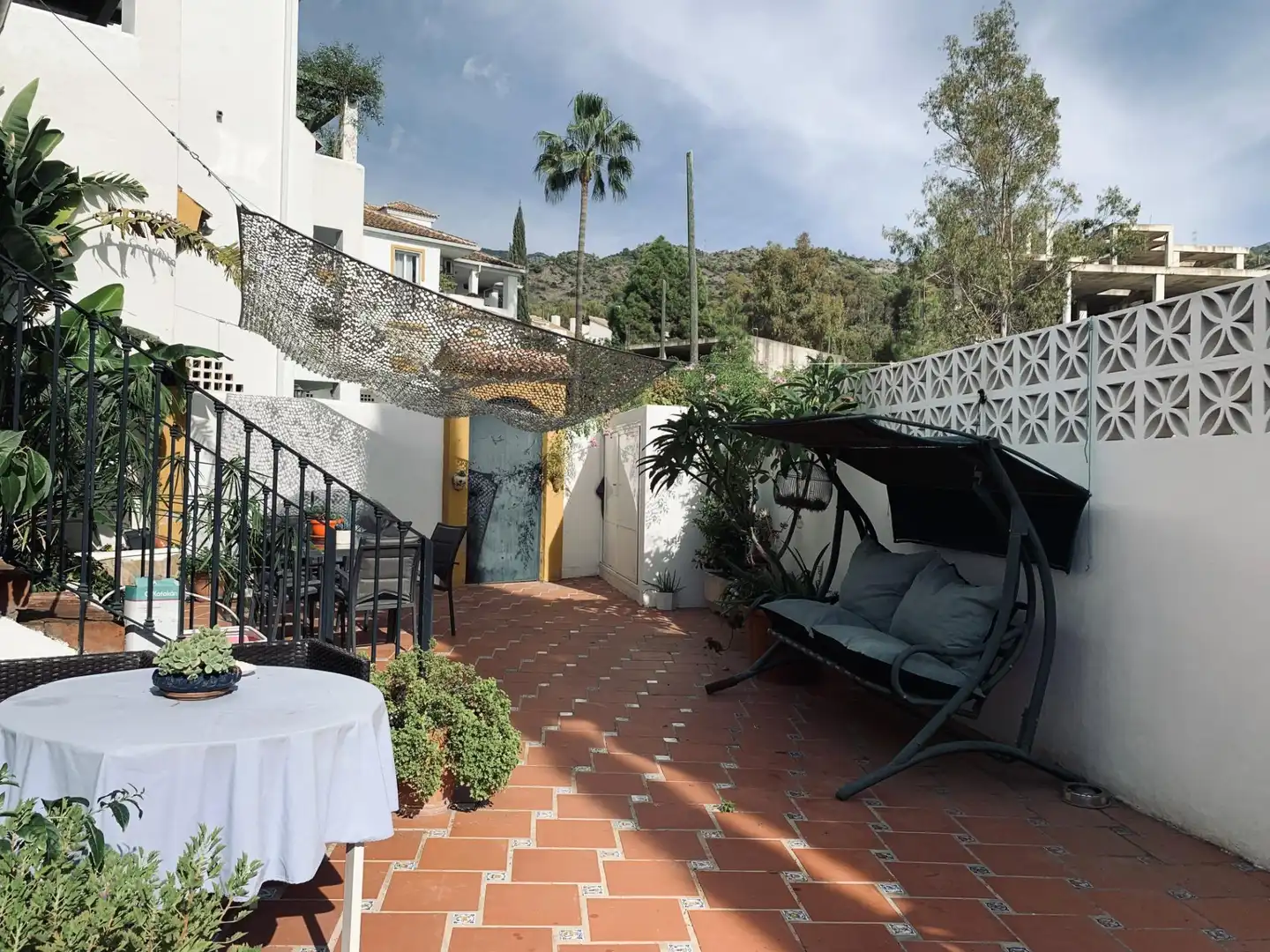 Terraza de Apartamento en venta en Marbella con Aire acondicionado, Calefacción y Jardín privado