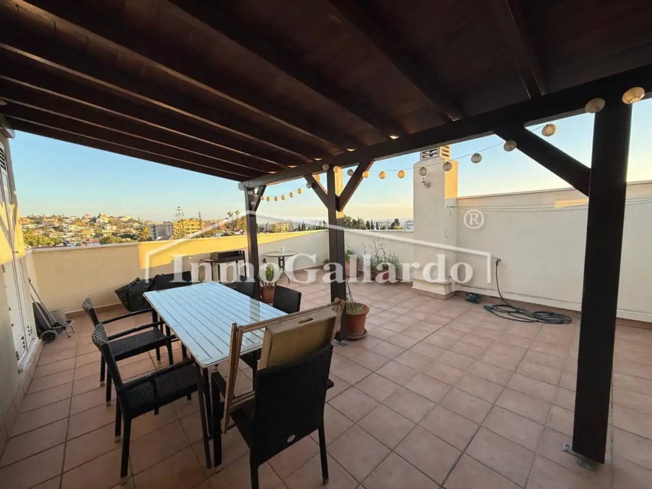 Terrace of Flat for sale in Málaga Capital  with Parquet flooring, Terrace and Alarm