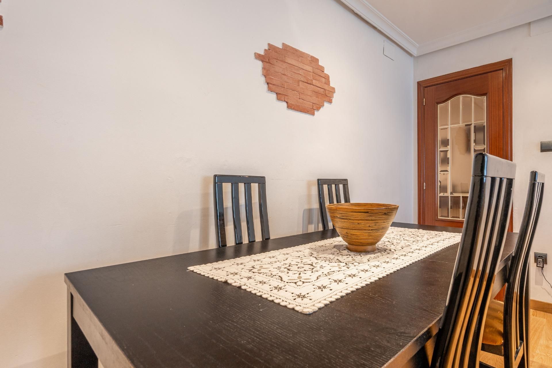 Dining room of Flat for sale in  Valencia Capital  with Air Conditioner, Parquet flooring and Terrace